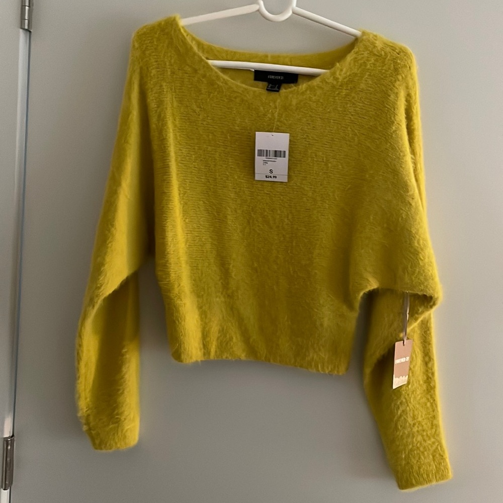 Yellow sweater F21